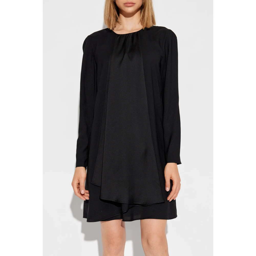 Emporio Armani Jurk met lange mouwen Black Dames