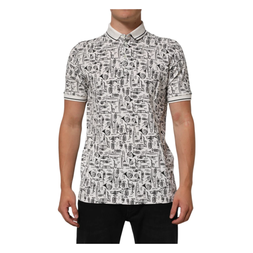 Dolce & Gabbana Herren Weiß Oberteile, Xlgröße: