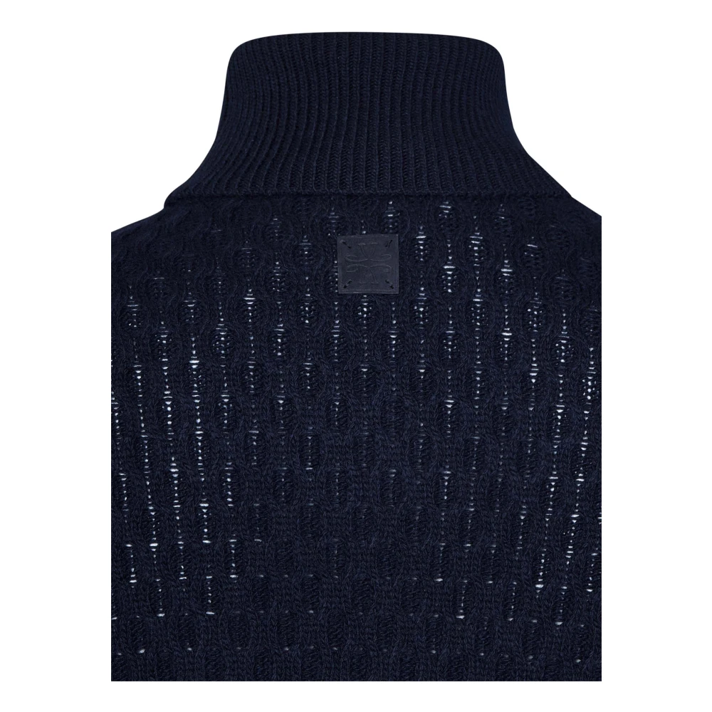 Jacob Cohën Blauwe Sweater voor Mannen Aw24 Blue Heren