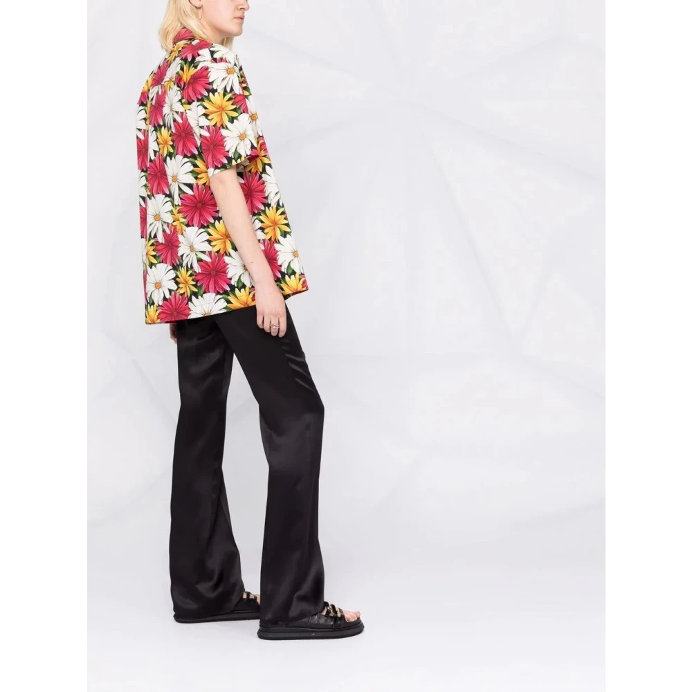 ETRO Bloemenprint korte mouwen overhemd Multicolor Dames