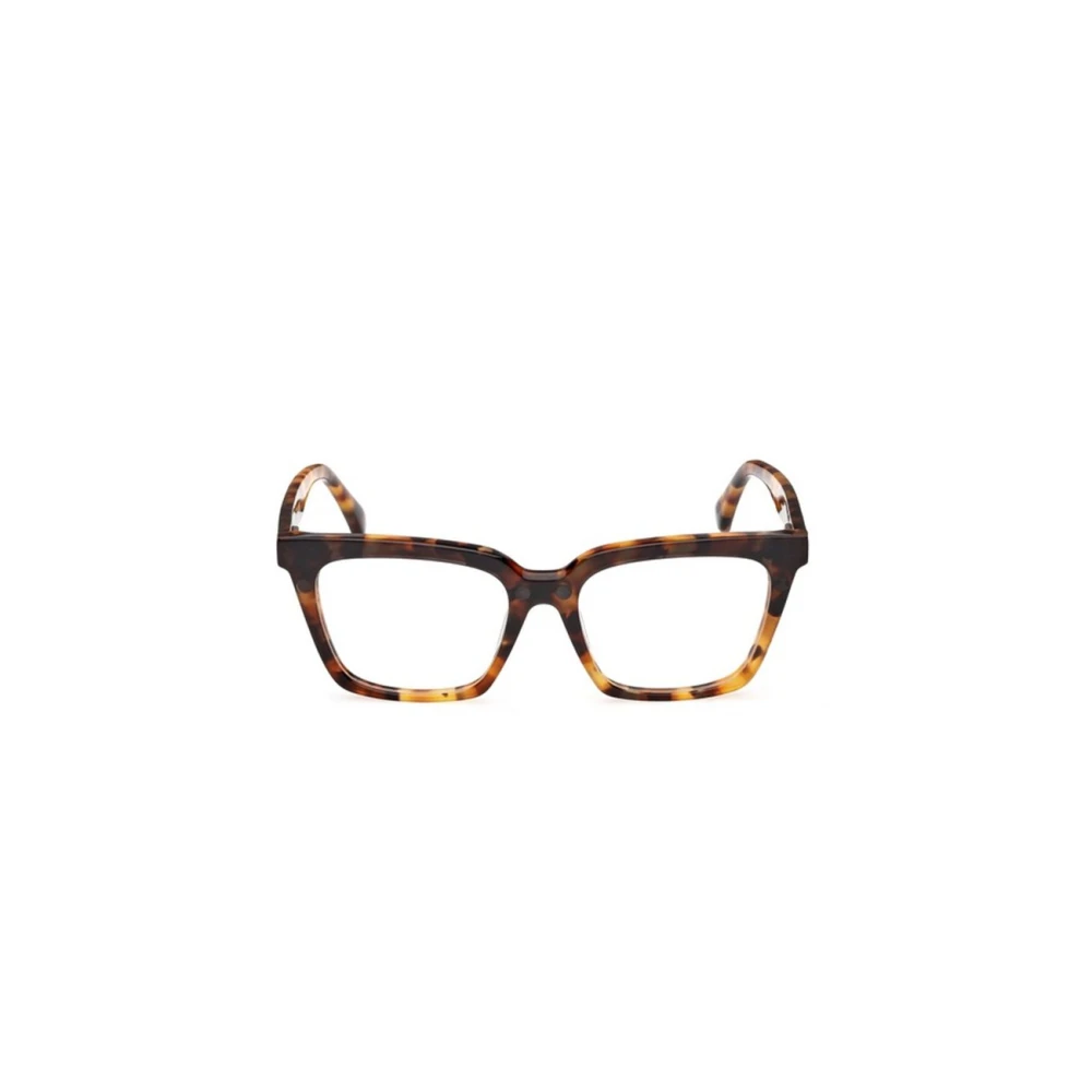 Max Mara Brown Glasses, Female, 52 Mm, Optical Frame With Clip-On