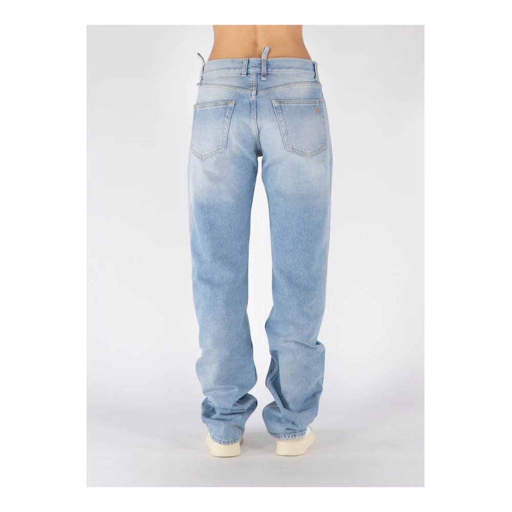 The Attico 5 Zakken Jeans Blue Dames