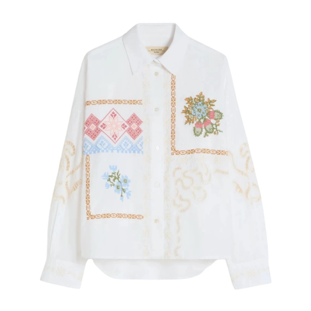 Weekend Max Mara Femme Multicolor - Camicia Ricamata Pizzo - Blouses Et Chemises - E - Taille: 42 Fr