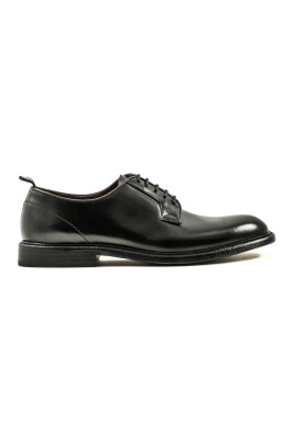 black-derby-flat-shoes