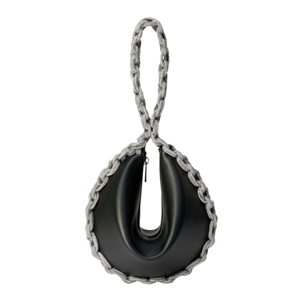 Hibourama Fortune Cookie Geïnspireerde Leren Tas Black Dames