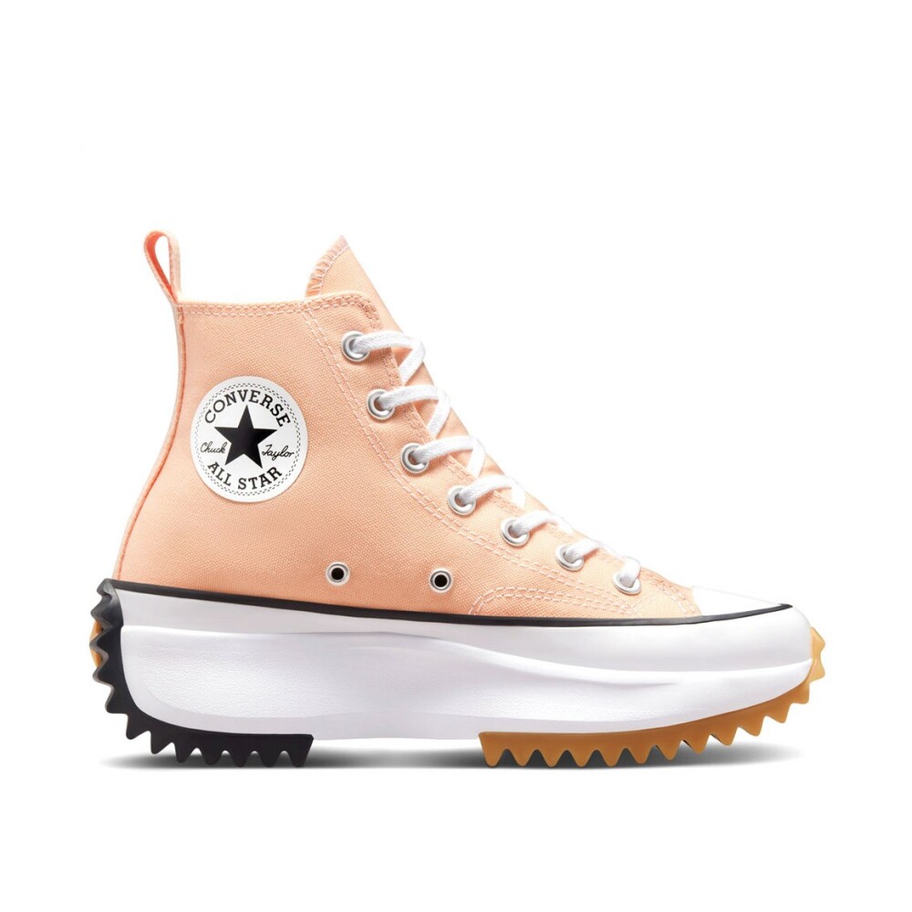 Hoge Top Canvas Sneakers met Plateau Converse Dames Miinto