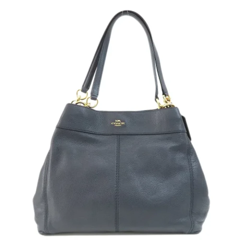 Coach Pre-owned Leather totes Blue Dames