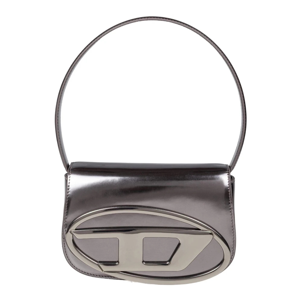 Diesel Women's Gray Shoulder Bags, One Size, 1Dr Leather Bag