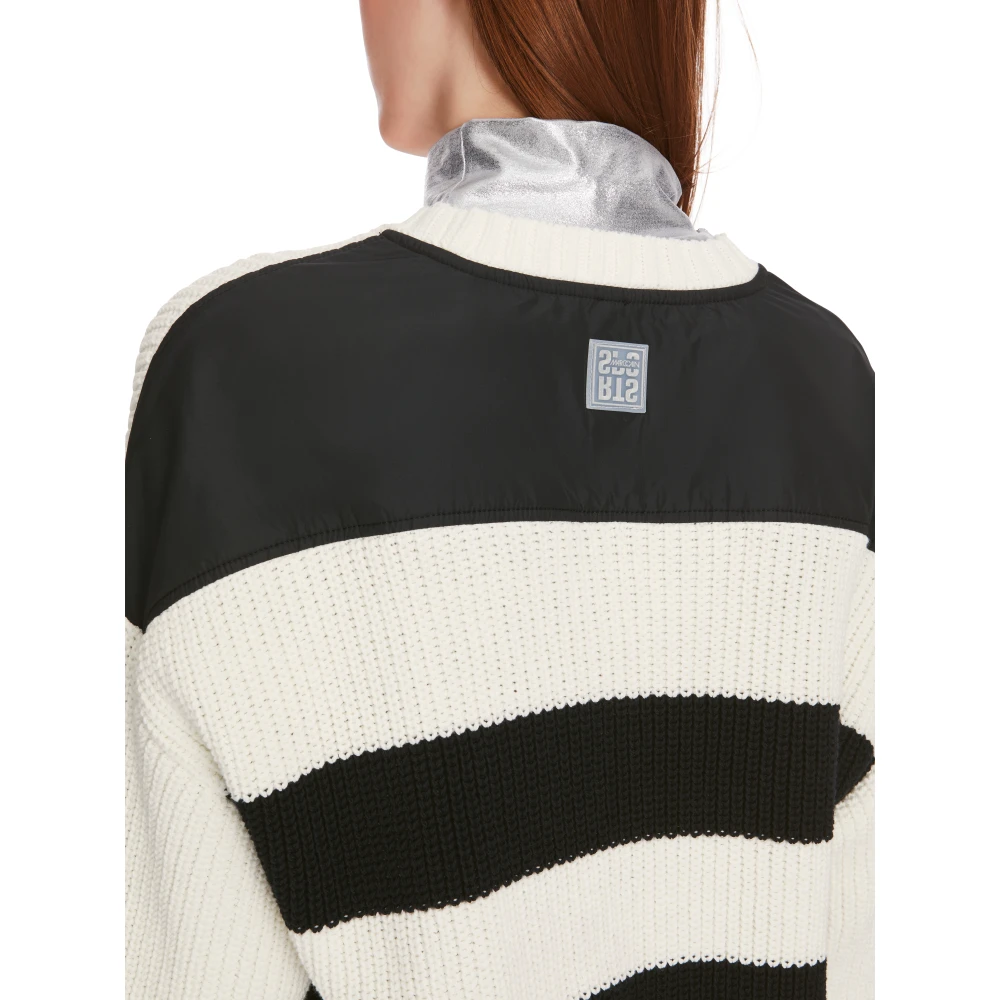 Marc Cain DIY-Style Gebreide Trui White Dames