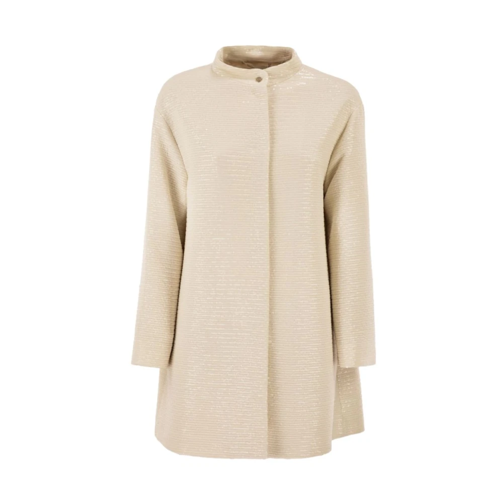 Herno Femme Beige - Single-Breasted Manteaux - Manteaux - Taille: 44 Fr