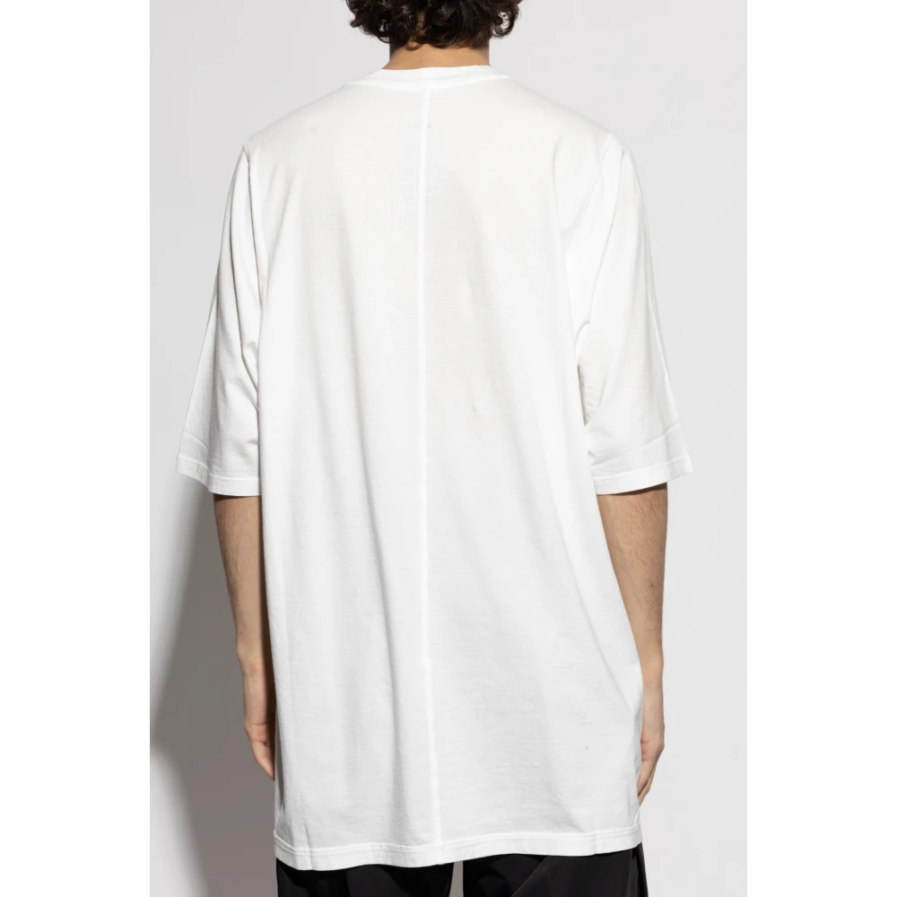 Rick Owens T-shirt Jumbo SS T White Heren