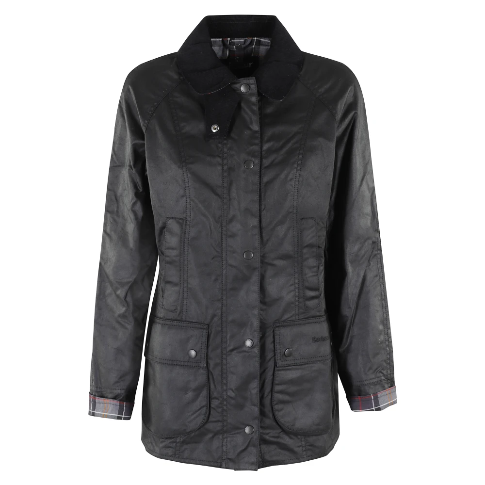 Barbour Waxjas voor buitenavonturen Black Dames