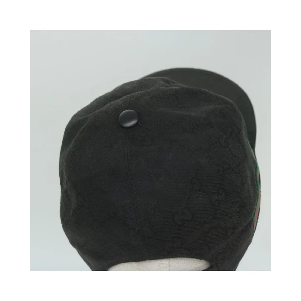 Gucci Vintage Pre-owned Fabric hats Black Dames