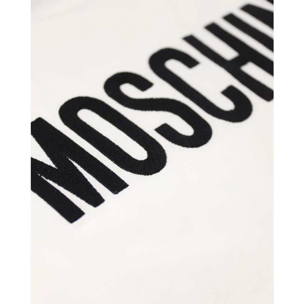 Moschino Biologisch Katoen Liefde Vertrouwen Tee White Dames