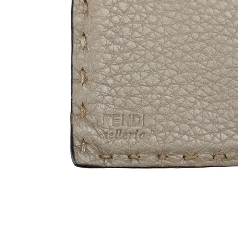 Fendi Vintage Pre-owned Leather wallets Black Dames