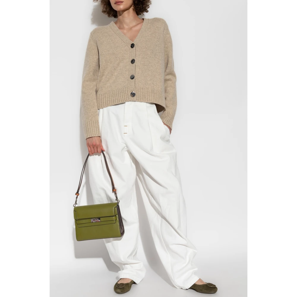 TORY BURCH V-hals cardigan Beige Dames