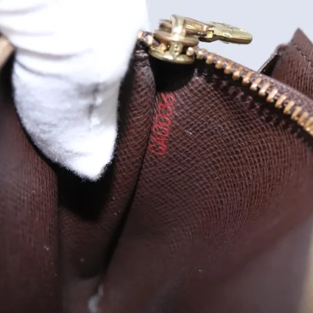 Louis Vuitton Vintage Pre-owned Canvas wallets Brown Dames