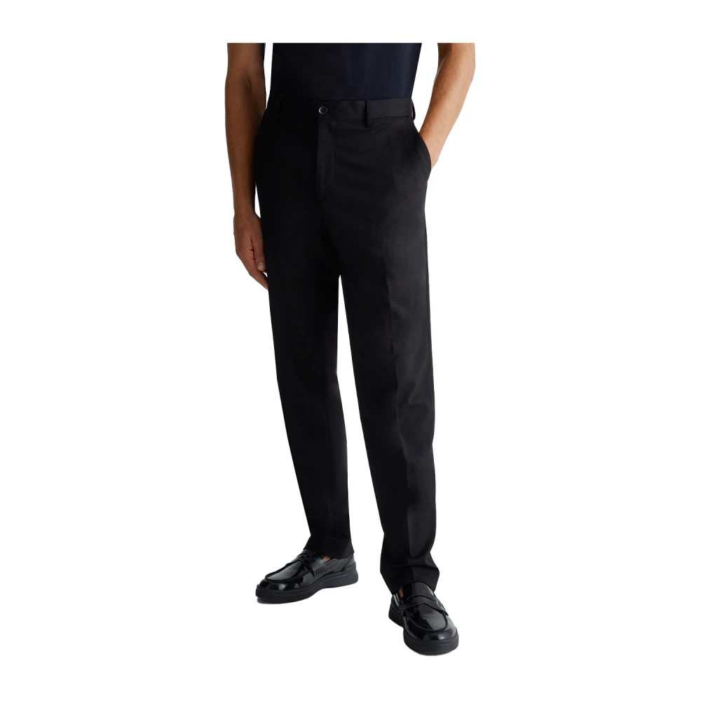 Liu Jo Slim Fit Jersey Chino's Black Heren