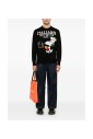 pull-col-rond-imprime-snoopy-multicolore