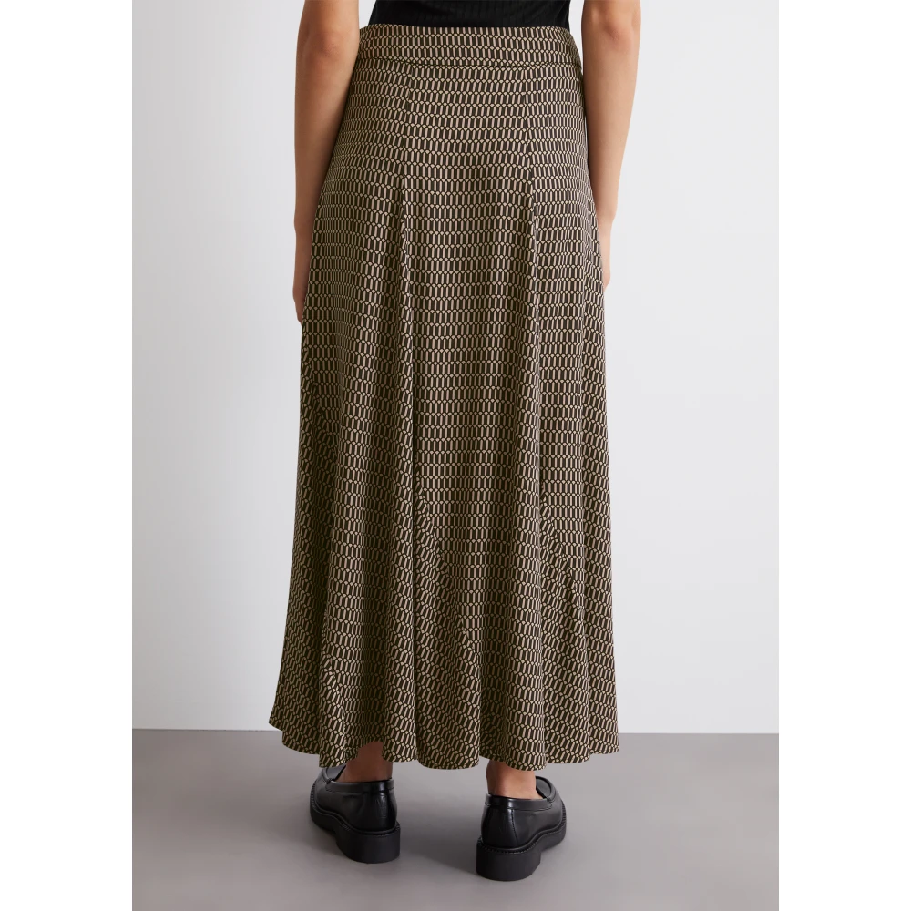 Marc O'Polo Relaxte maxi print rok Beige Dames