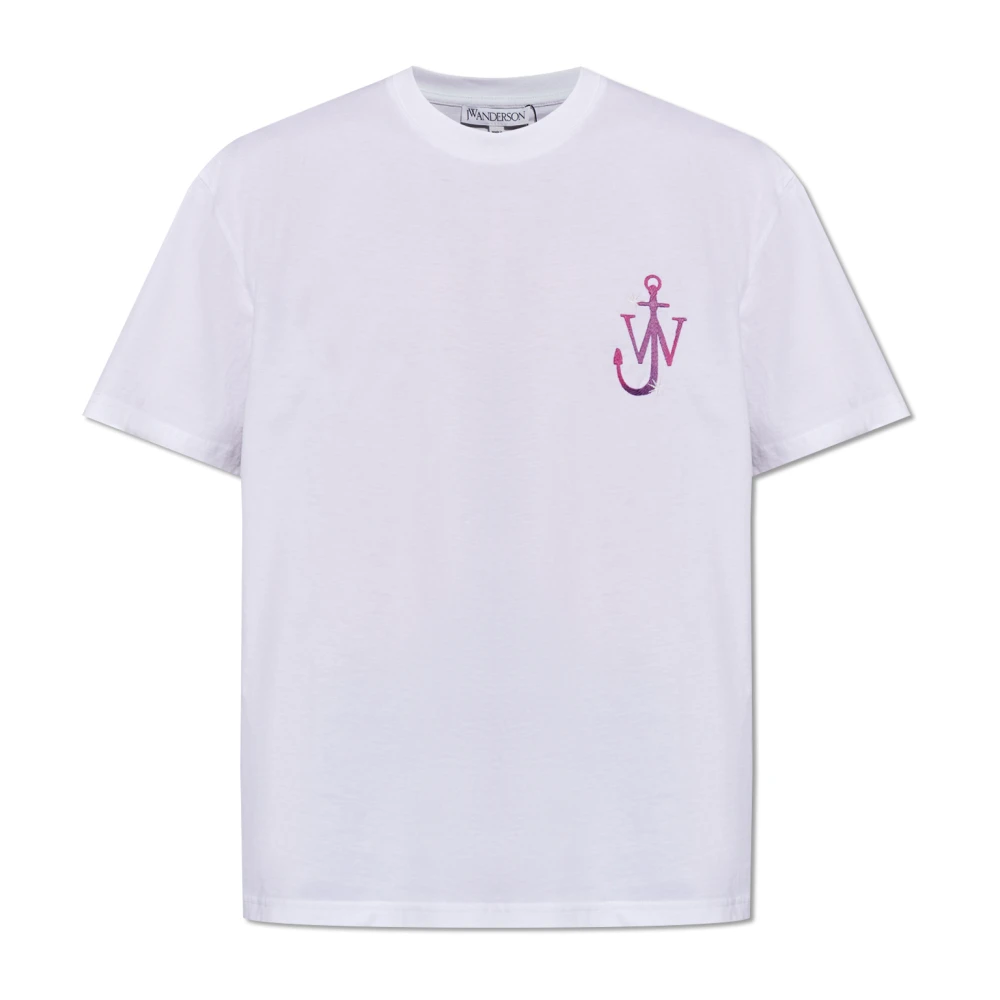 JW Anderson T-shirt met logo White Heren