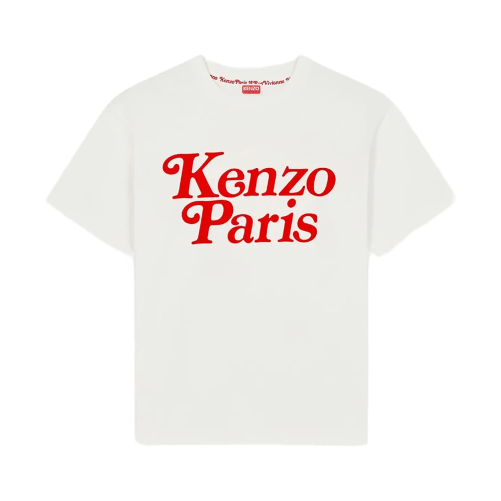 Kenzo Korte Mouw T-Shirt White Dames