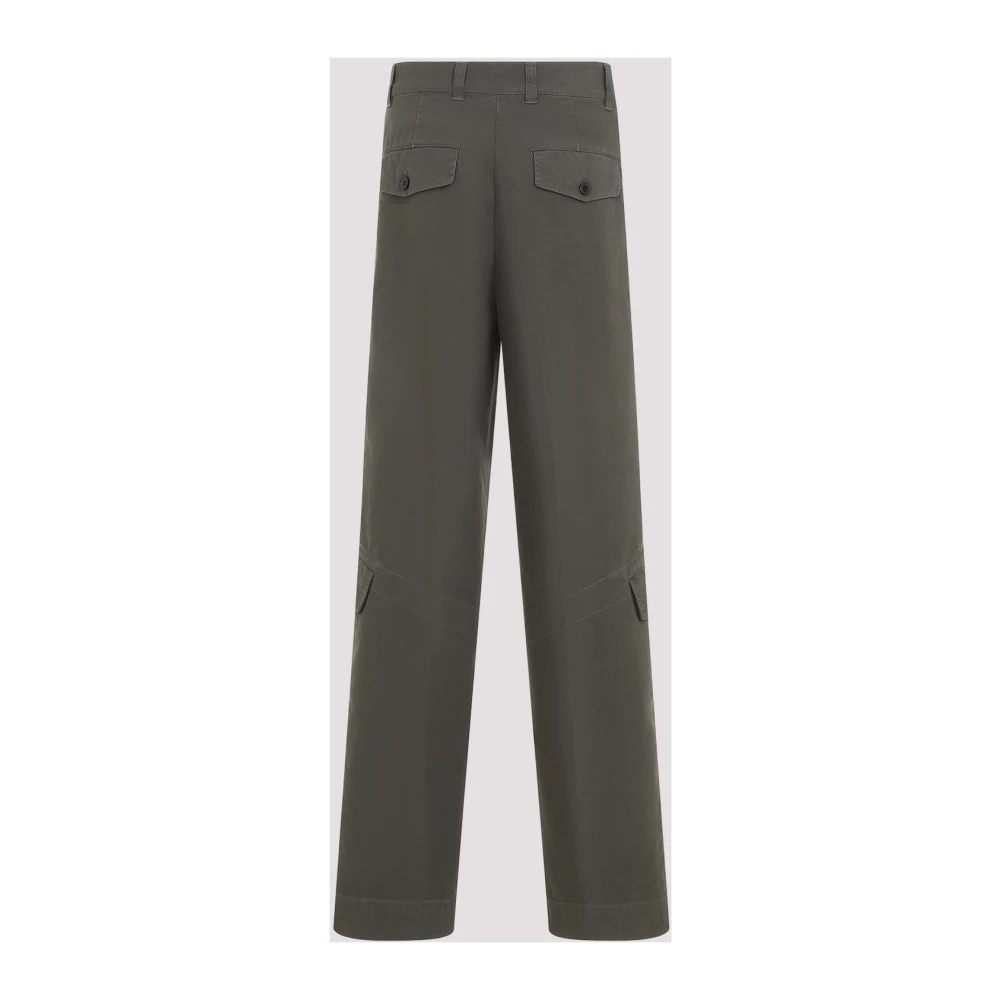 Dries Van Noten Stijlvolle Grijze Broek voor Mannen Gray Heren