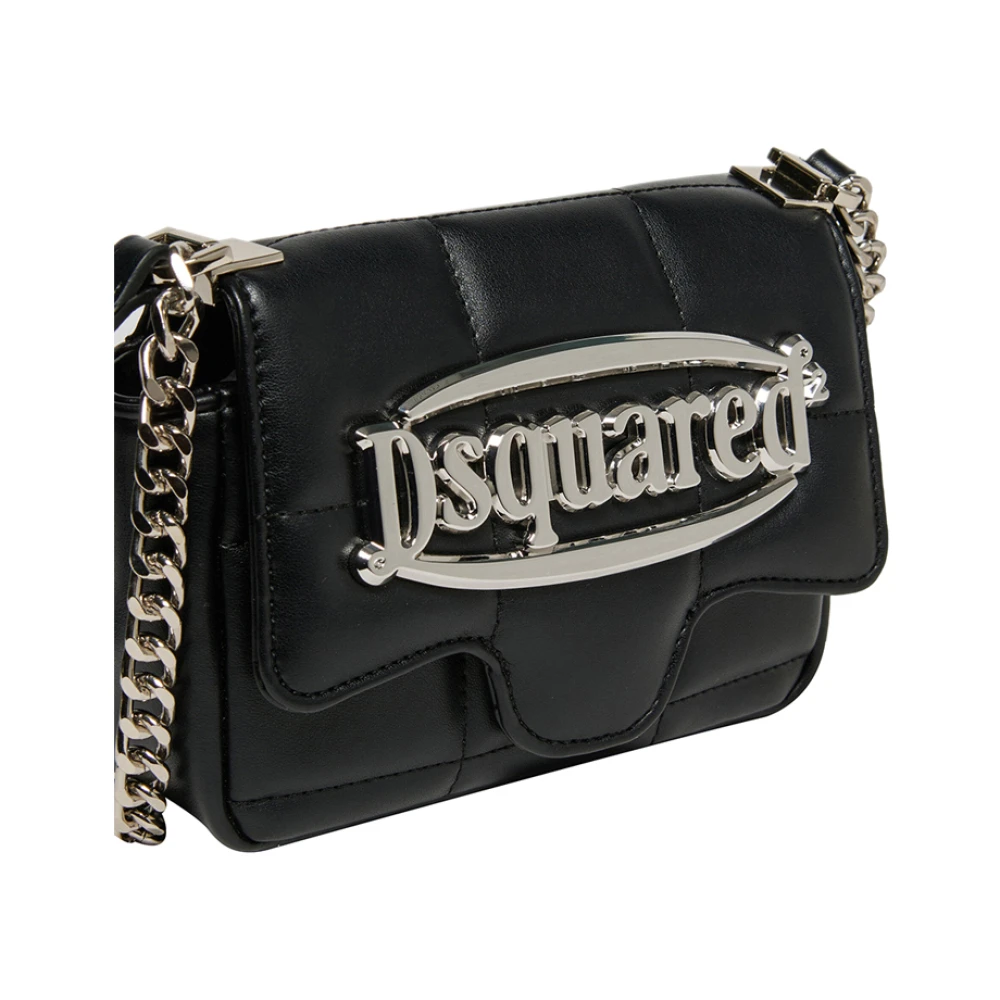 Dsquared2 Zwarte Schoudertas voor Meisjes Black Dames