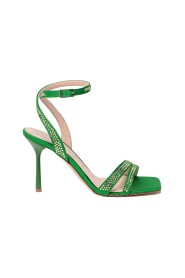 Sandalen met hoge hakken