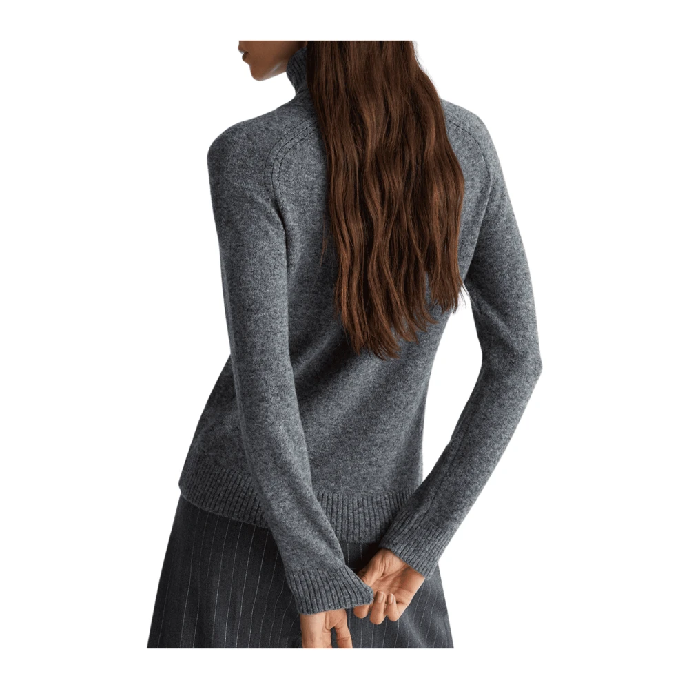 Liu Jo Donkergrijze Melange Trui Gray Dames