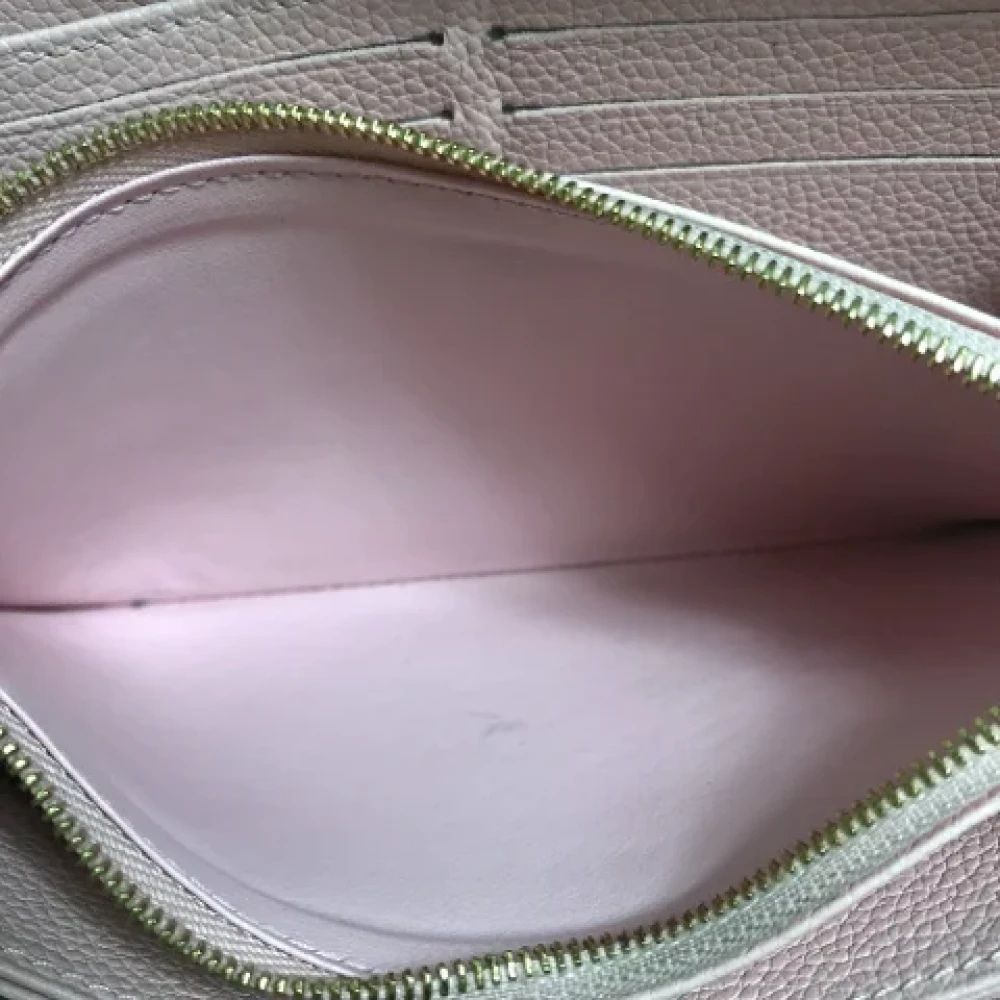 Louis Vuitton Vintage Pre-owned Leather wallets Pink Dames
