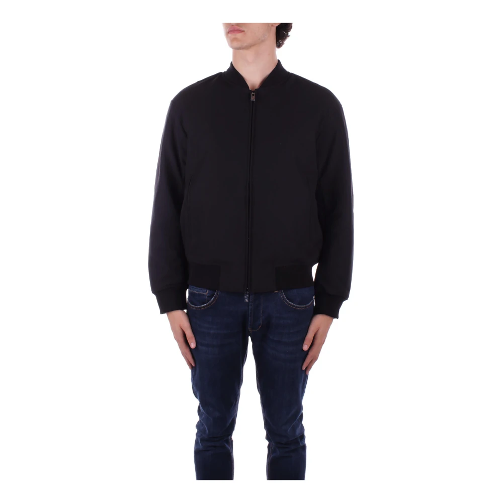 Emporio Armani Zwarte Logo Ritsjas Black Heren