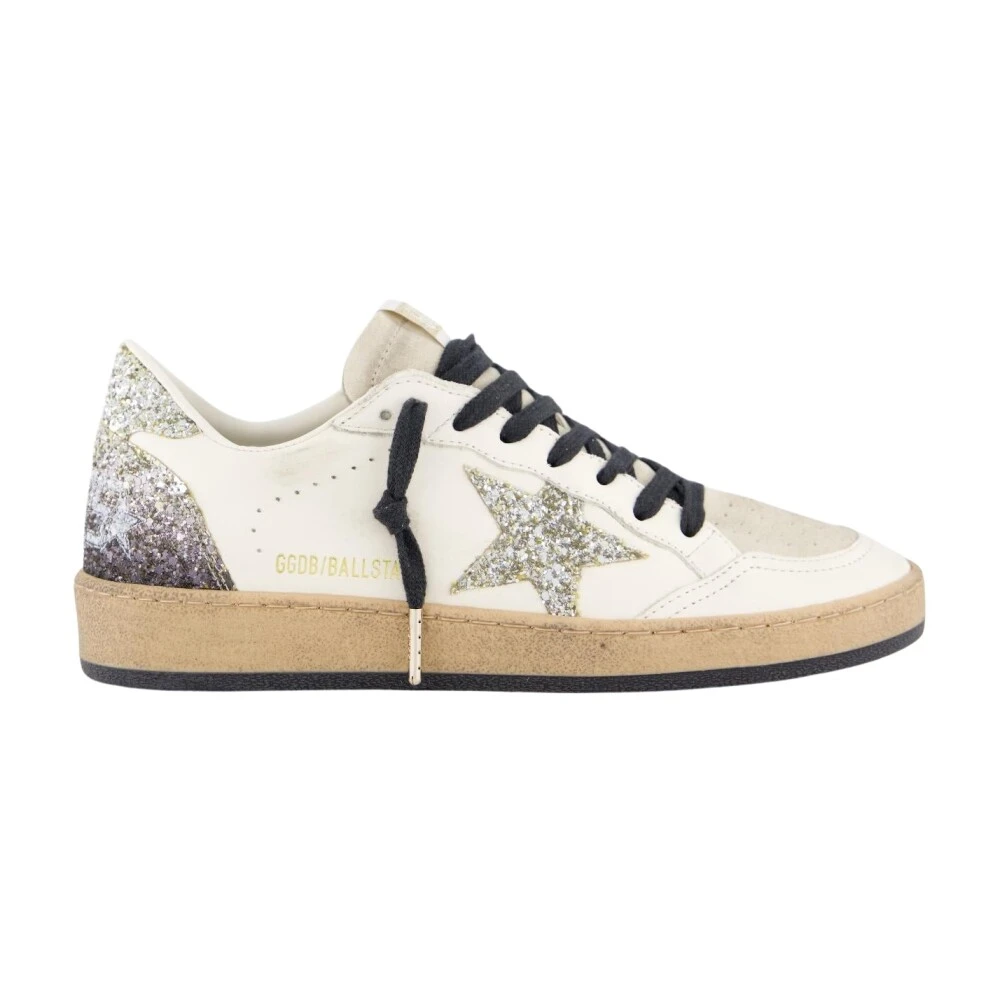 Golden Goose Women's White Ball Star Trainers