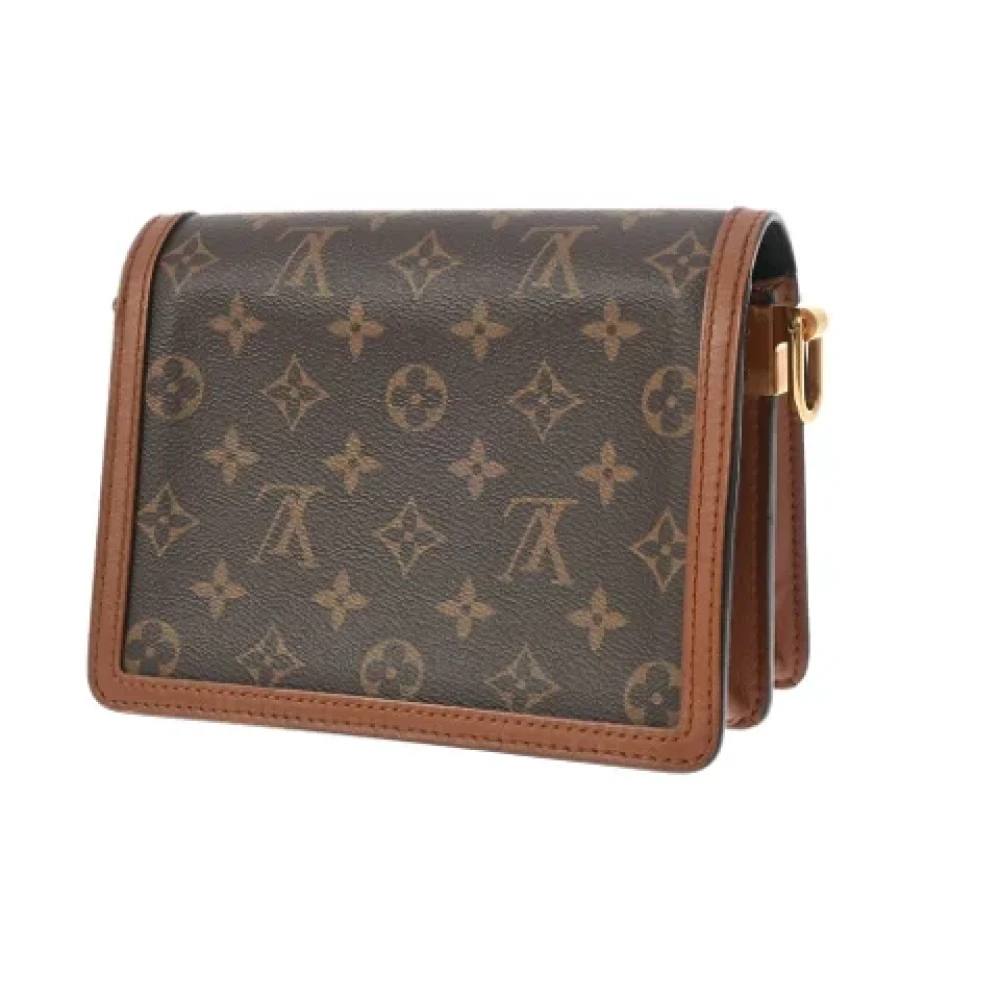 Louis Vuitton Vintage Pre-owned Canvas clutches Brown Dames