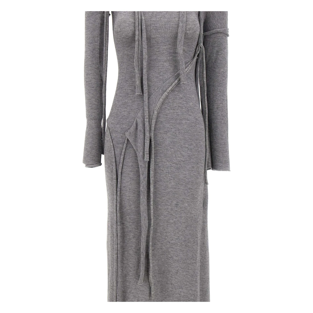 Ottolinger Vernietigde Grijze Jurk met Gedestructureerd Ontwerp Gray Dames