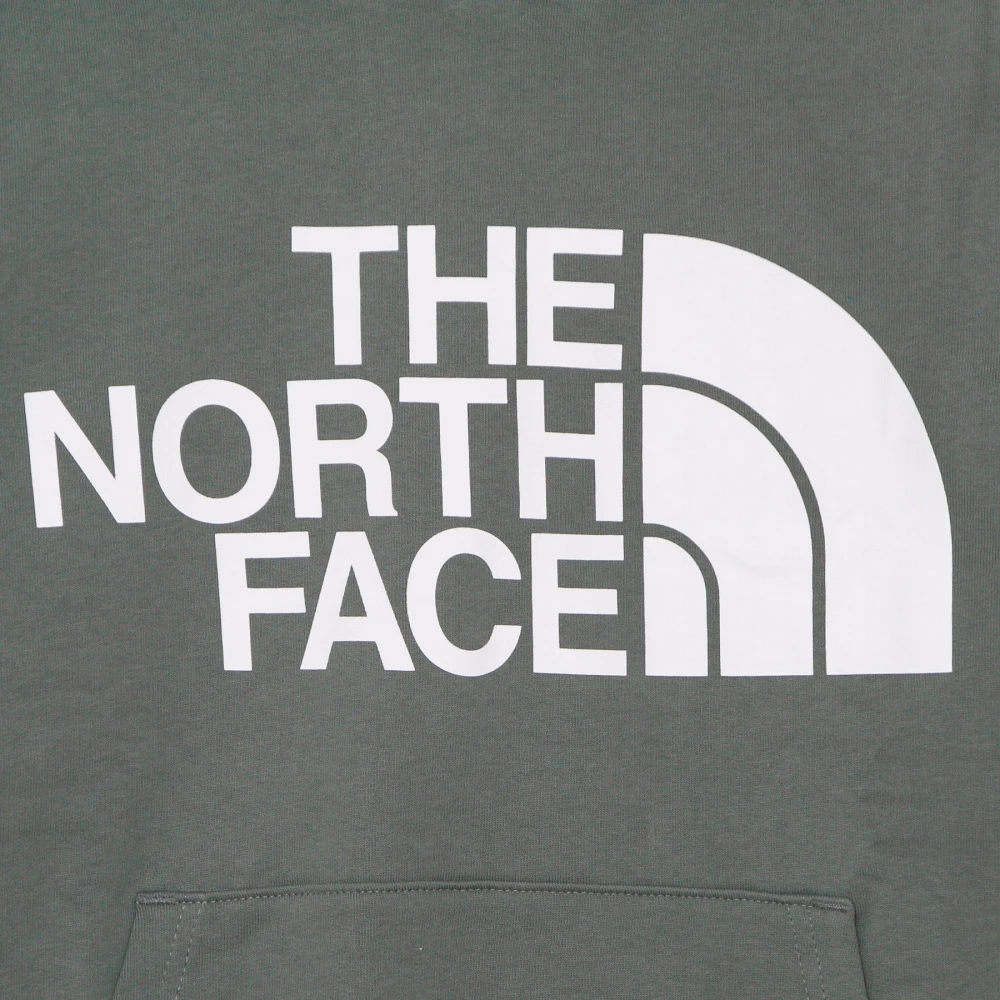 The North Face Groene hoodie met kangoeroezak Green Heren