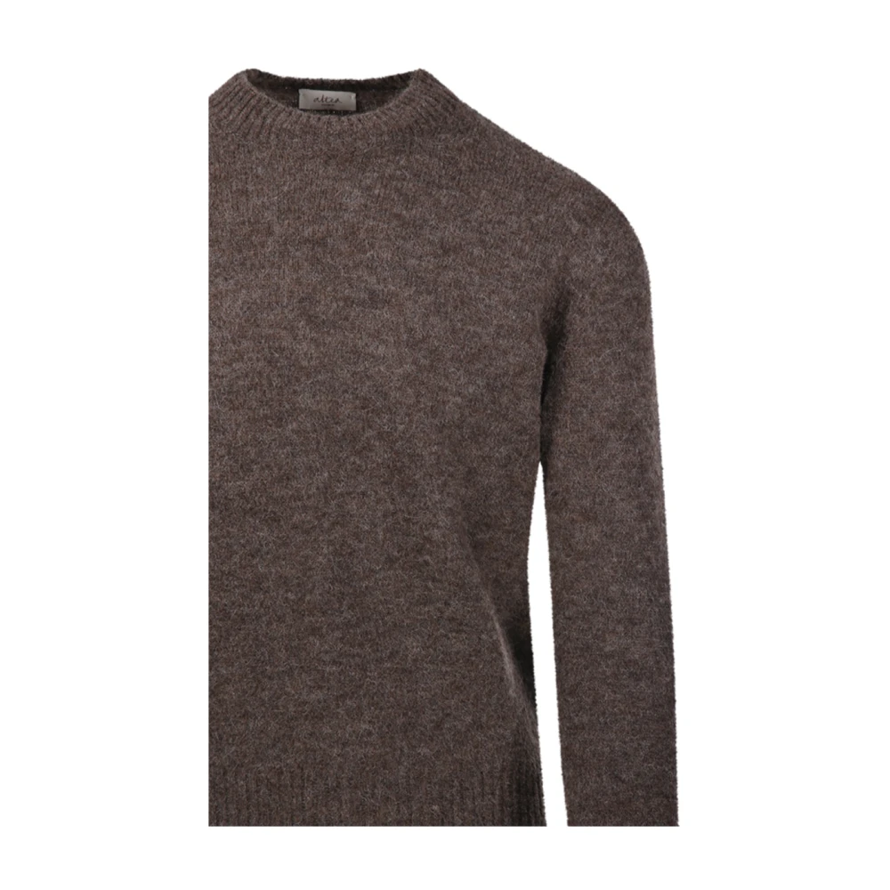 Altea Ronde Hals Sweater in Moro Stijl Brown Heren
