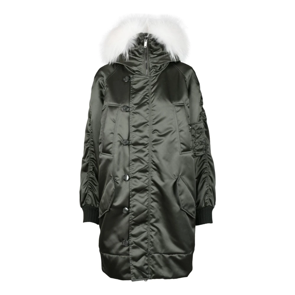 Dondup Nylon Jas Green Dames