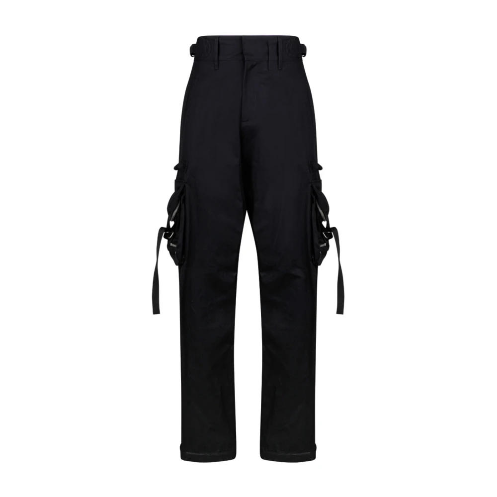 Off White Tapered Trousers Black Heren