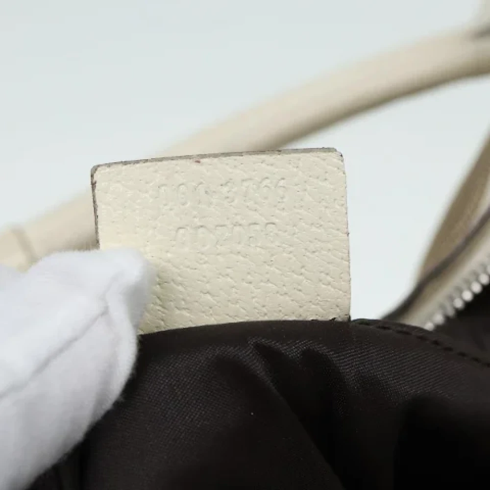 Gucci Vintage Pre-owned Canvas handbags Beige Dames