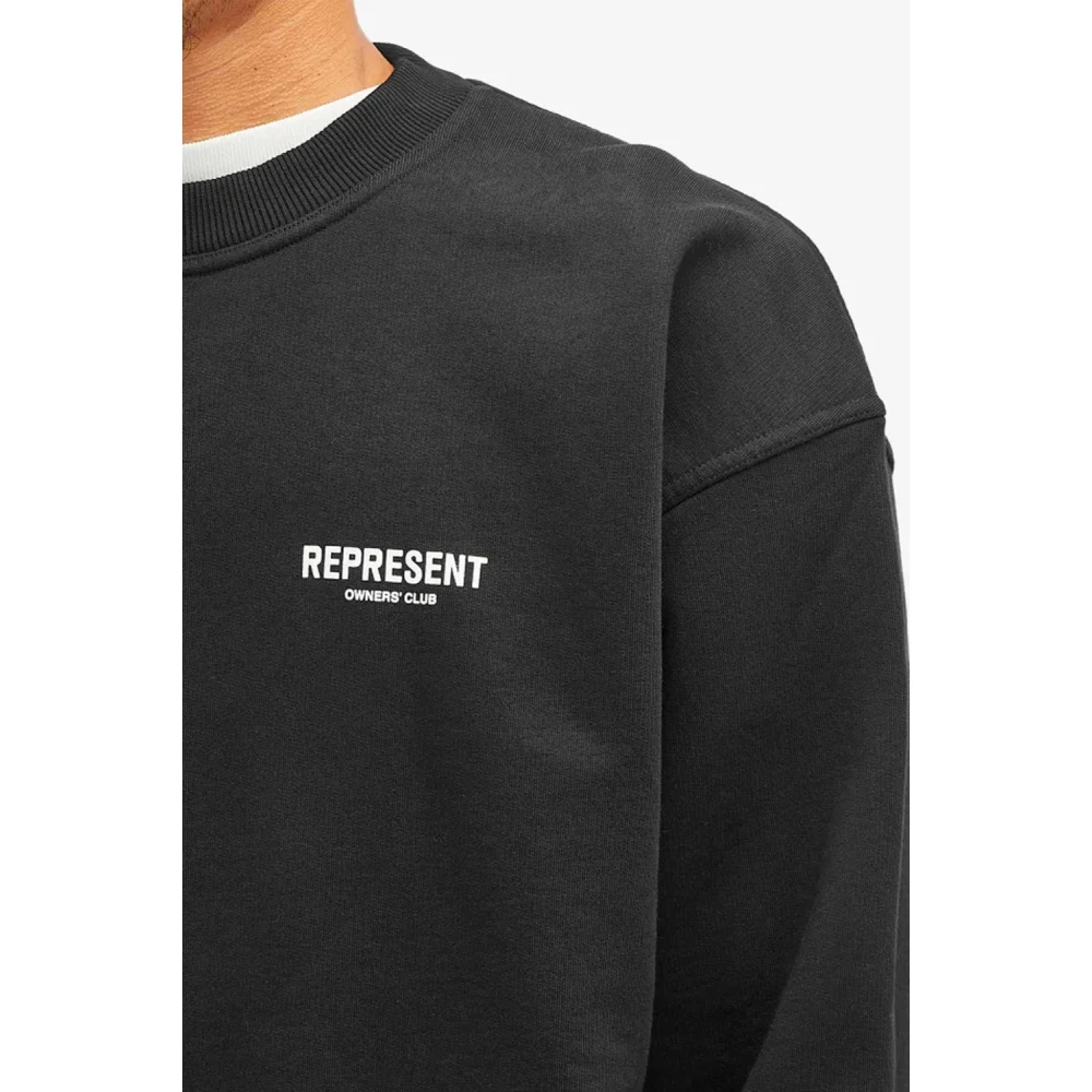 Represent Katoenen Owners Club Sweatshirt Black Heren