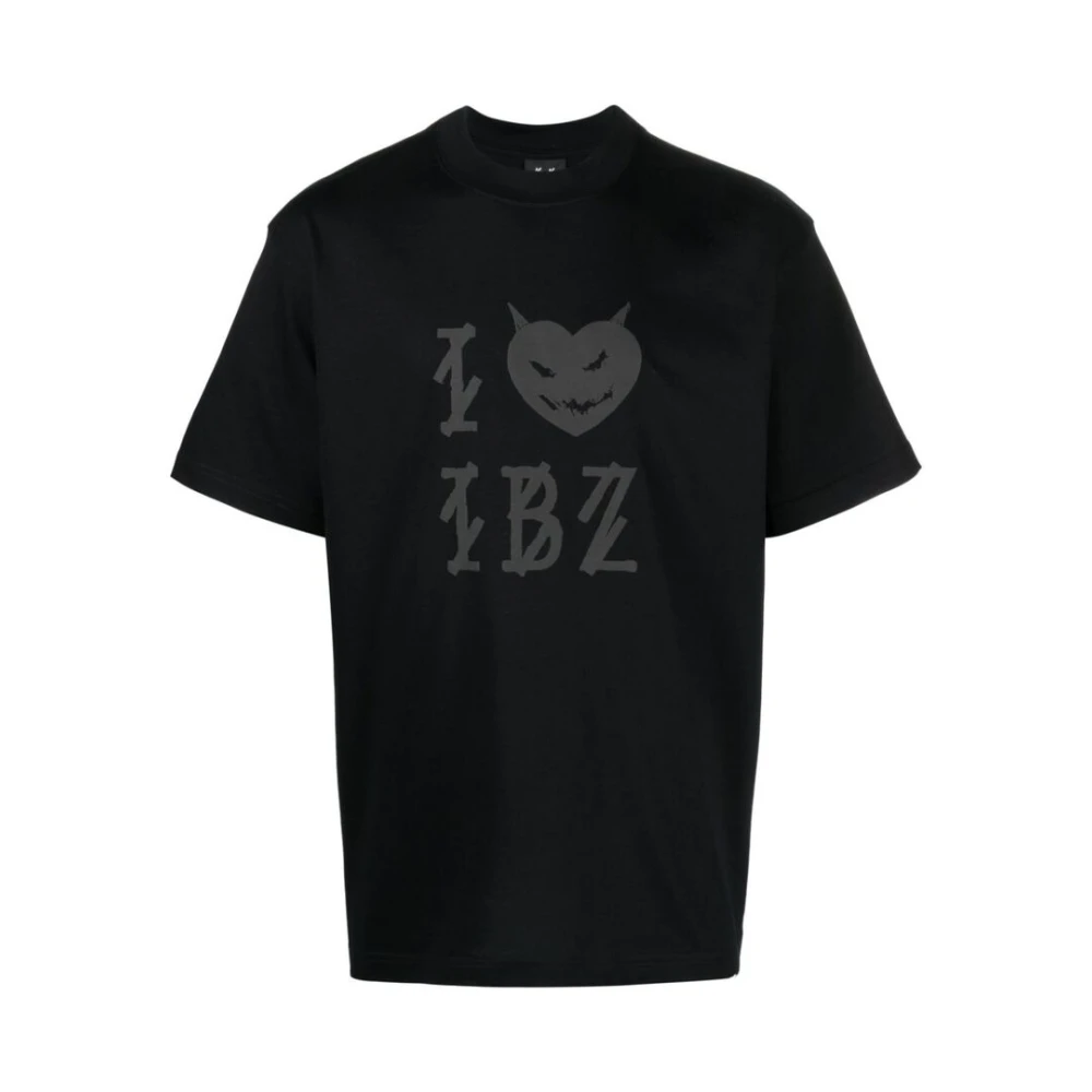44 Label Group Grafische Print T-Shirt Black Heren