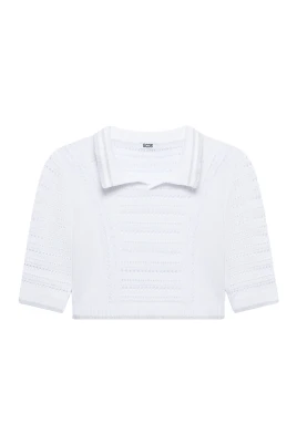 Tennis Crop Polo