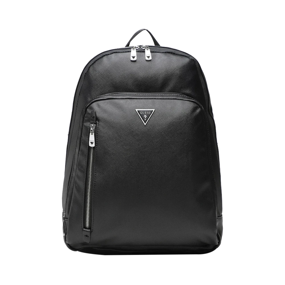Guess Zwarte Rugzak Stijlvol en Veelzijdig Black Heren