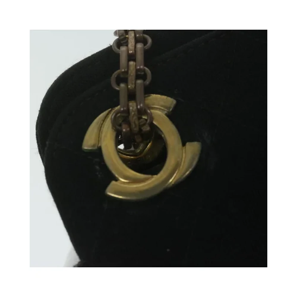 Chanel Vintage Pre-owned Cotton chanel-bags Black Dames