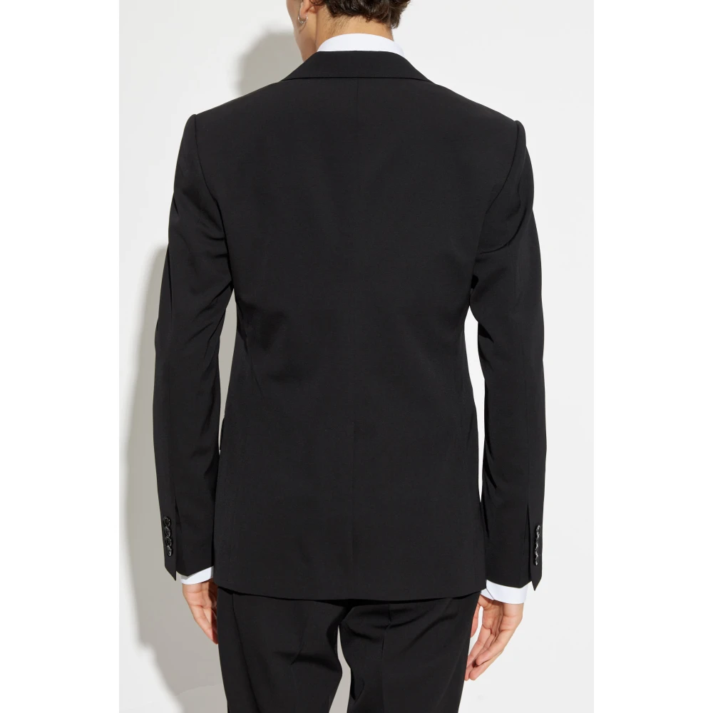 Dolce & Gabbana Wollen jas Black Heren
