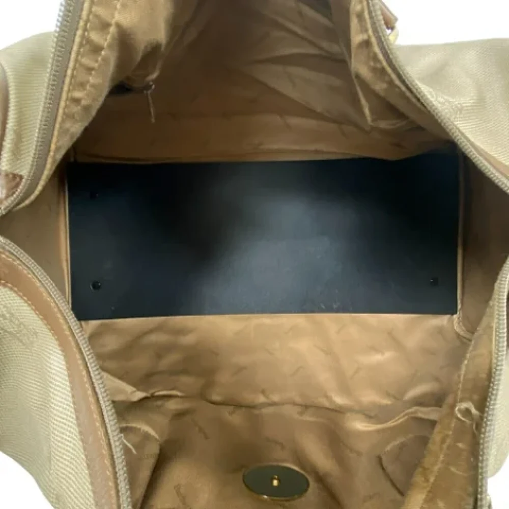 Burberry Vintage Pre-owned Fabric handbags Beige Dames