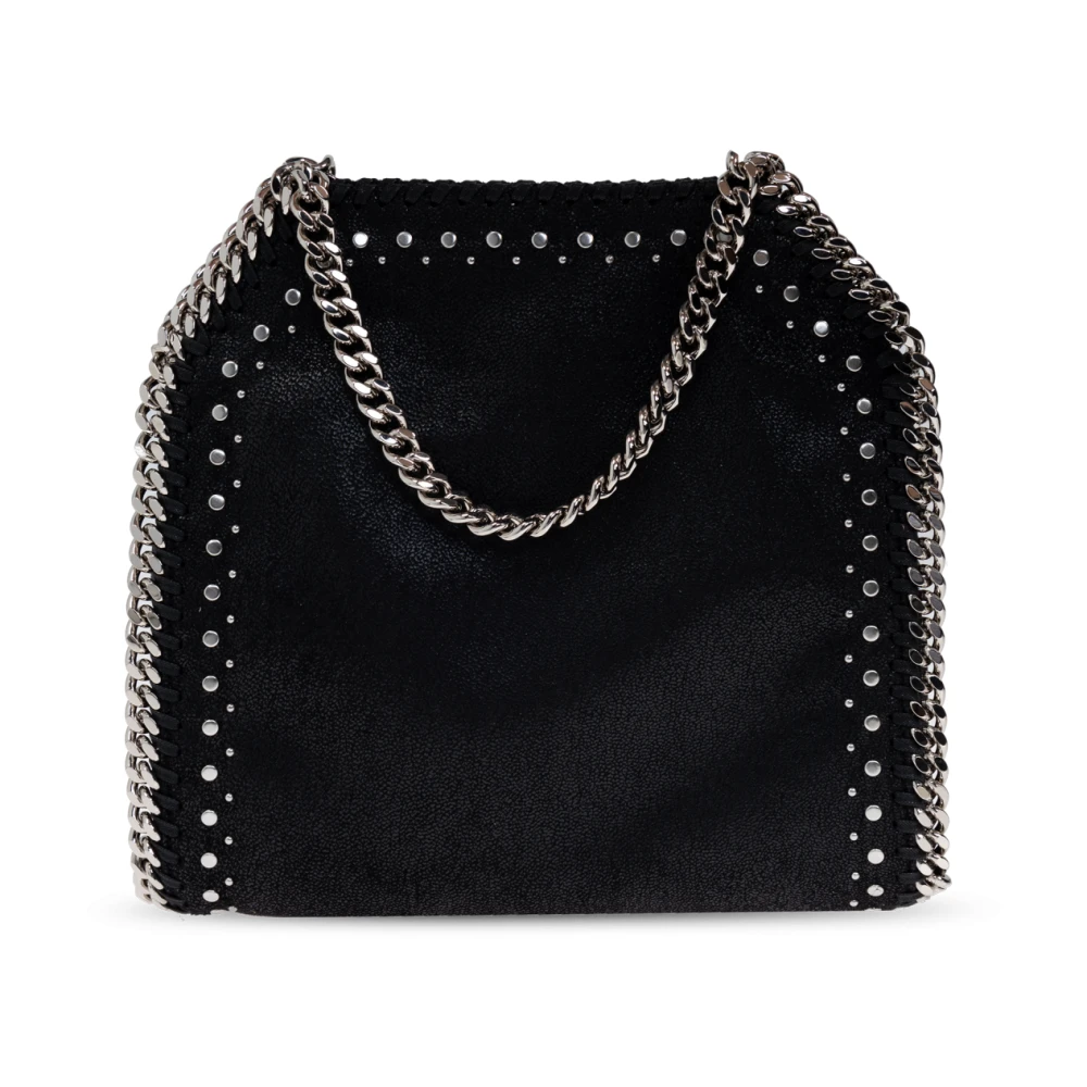 Stella Mccartney Mini Eco Shaggy Schoudertas Black Dames