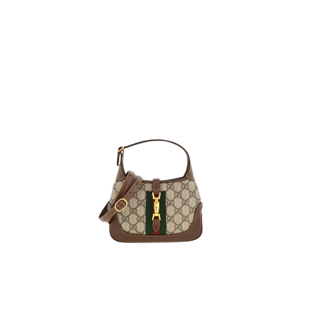 Gucci Jackie 1961 GG Supreme Mini Tas Brown Dames