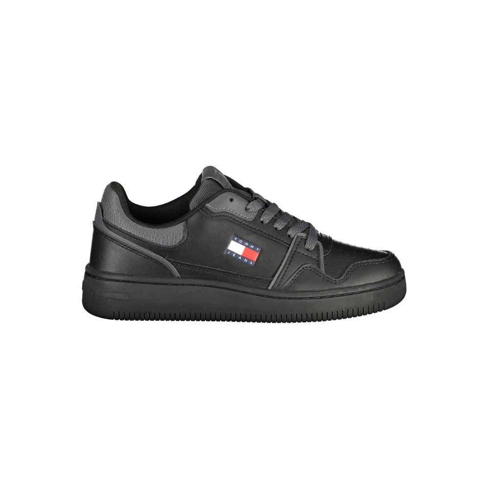 Tommy Hilfiger Women's Black Sneakers, 5 Uk, Polyurethane Sneaker